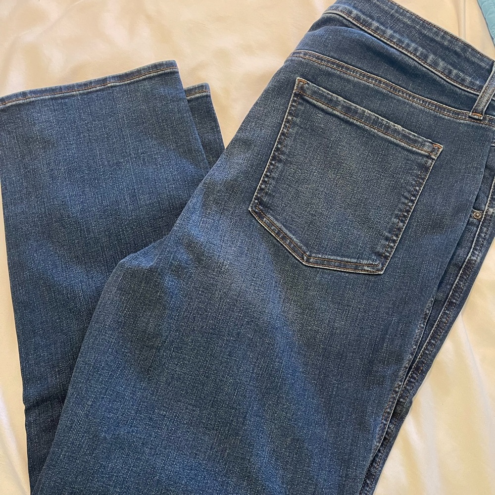 Straight leg jeans